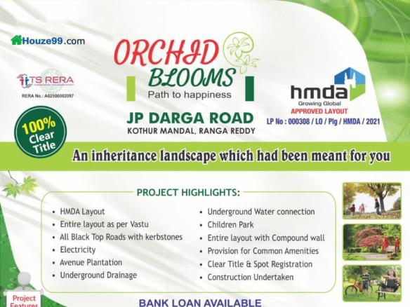 HMDA and RERA Approved Open Plots