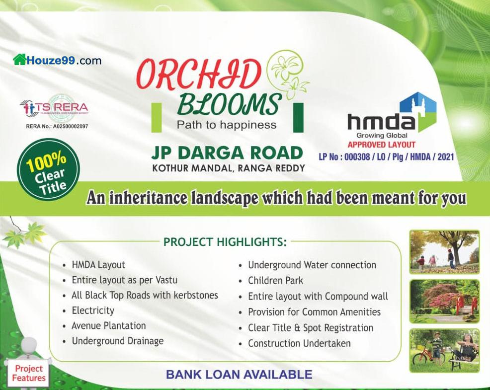 HMDA and RERA Approved Open Plots