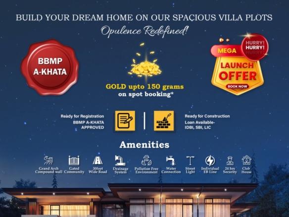 VILLA PLOTS at ANJANAPURA