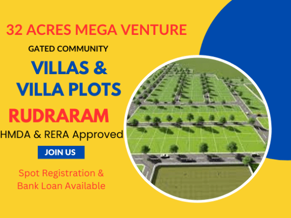 HMDA Open plots at Rudraram
